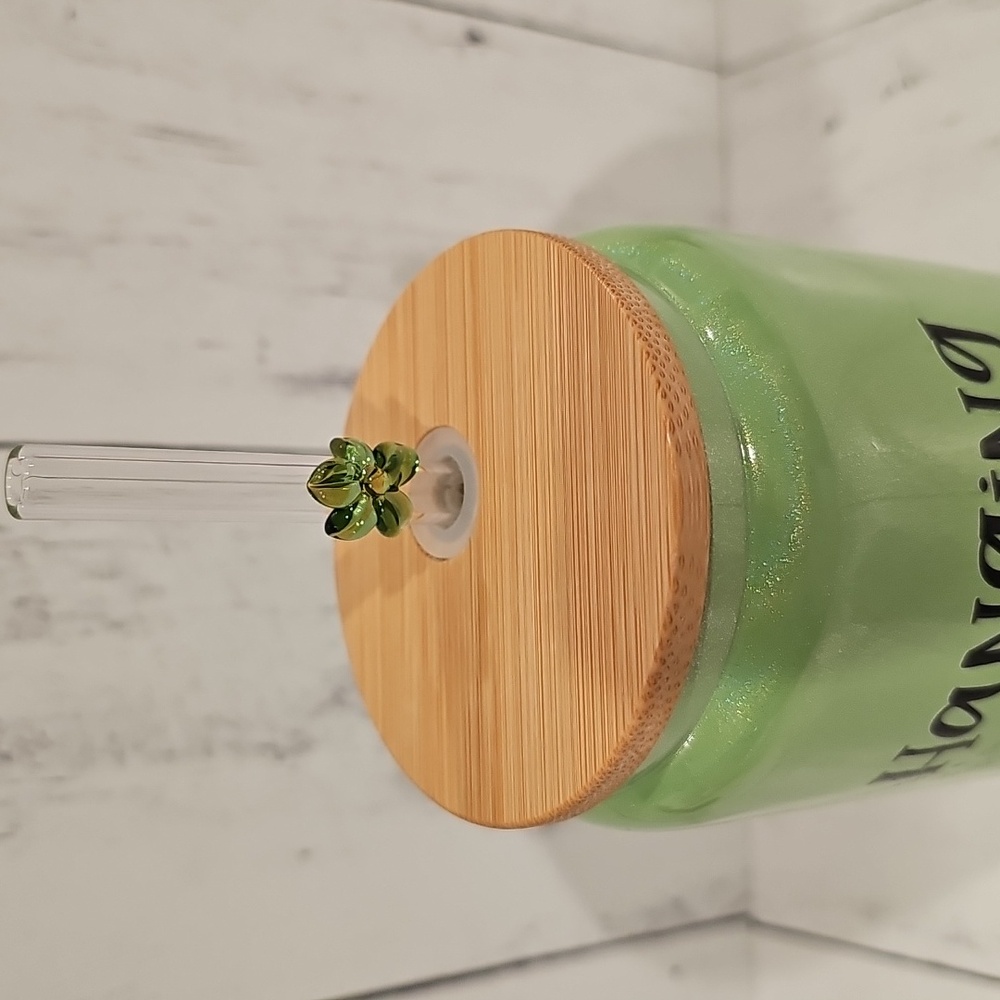 Green Bunny "Peeps" Glass Jar - Picture 3 of 7